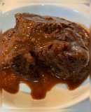 豚肩ロース塊肉　マーマレード赤ワイン煮