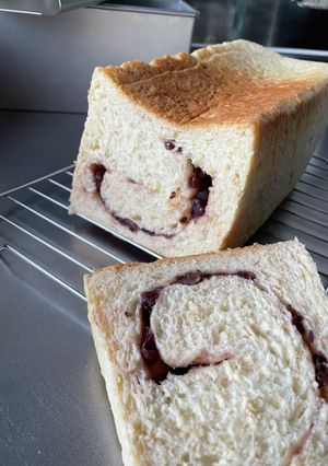 （覚書）オートミールあん食パン-レシピのメイン写真