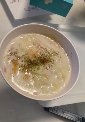 キャベツたっぷりミルクスープ-レシピのメイン写真