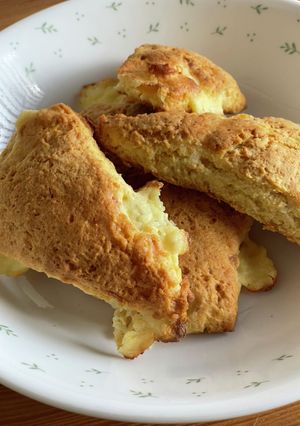 袋で作るチーズスコーン♡洗い物なし-レシピのメイン写真