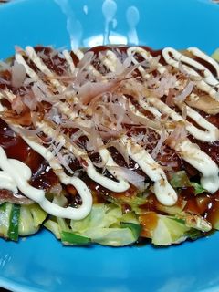 キャベツとニラのお好み焼き-レシピのメイン写真