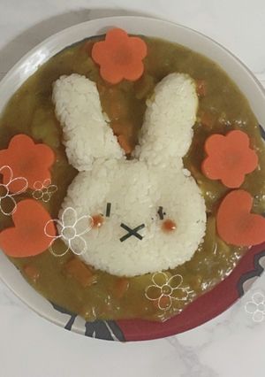 ミッフィーカレー-レシピのメイン写真