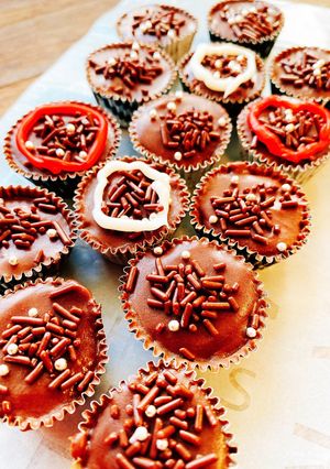バレンタインに♡ガナッシュカップチョコ-レシピのメイン写真