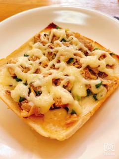 鯖缶トースト-レシピのメイン写真