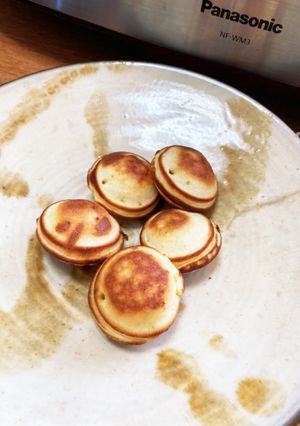 栗餡とホットプレートでホケミ饅頭-レシピのメイン写真
