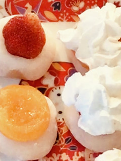 あんず大福と小粒いちご大福-レシピのメイン写真