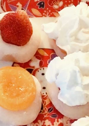 あんず大福と小粒いちご大福-レシピのメイン写真