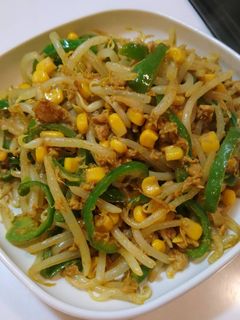 簡単!美味♪もやしとツナのカレーマヨ炒め-レシピのメイン写真