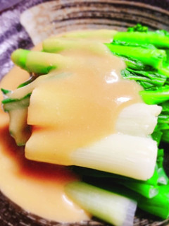 わけぎと菜の花のぬた-レシピのメイン写真