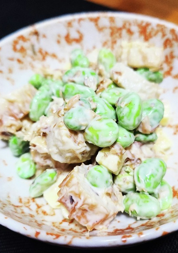 枝豆とちくわのオカカ和え٩(๑•ㅂ•)۶-レシピのメイン写真