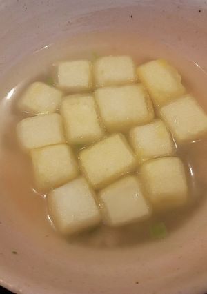 お吸い物で揚げ出し豆腐？-レシピのメイン写真