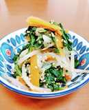 簡単〜春菊のナムル小松菜ほうれん草でも可