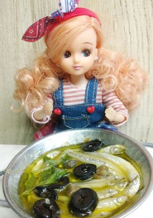 リカちゃん♡えー香！わかさぎアヒージョ風-レシピのメイン写真