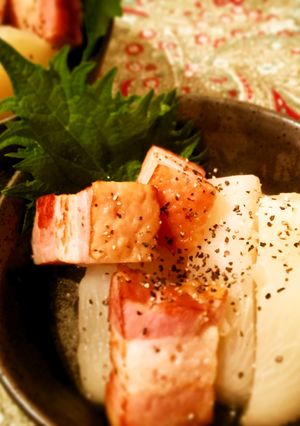 かぶと厚切りベーコンの洋風煮♩-レシピのメイン写真