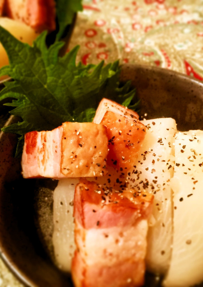 かぶと厚切りベーコンの洋風煮♩-レシピのメイン写真