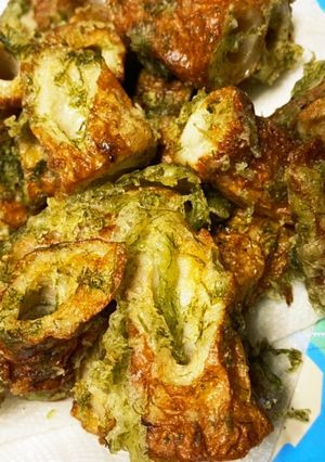 タンパク質たっぷり　竹輪の青海苔揚げ-レシピのメイン写真