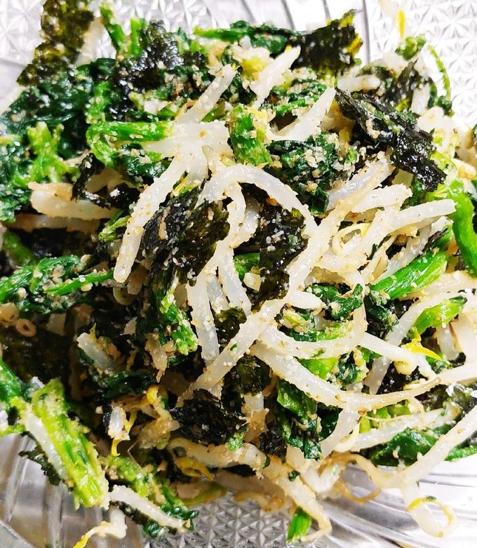 業務スーパーの冷凍ほうれん草でナムル-レシピのメイン写真
