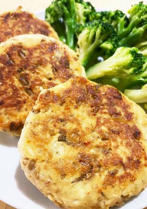 きんぴらごぼう入り豆腐ハンバーグ-レシピのメイン写真