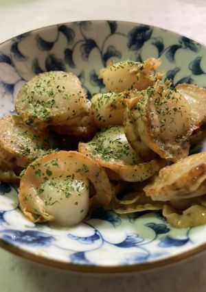 ホタテバター焼-レシピのメイン写真