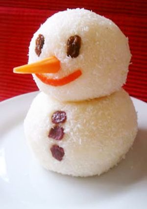 クリスマスに★粉雪スノーマン・ポテト-レシピのメイン写真