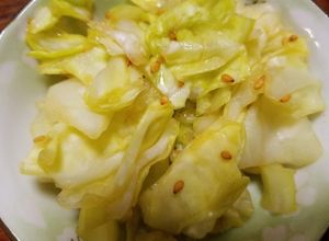 レンジで簡単！箸休めレンジ蒸し？キャベツ-レシピのメイン写真