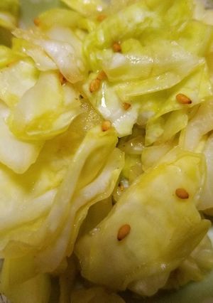 レンジで簡単！箸休めレンジ蒸し？キャベツ-レシピのメイン写真
