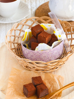 レンジで驚くほど簡単!紅茶の生チョコ-レシピのメイン写真