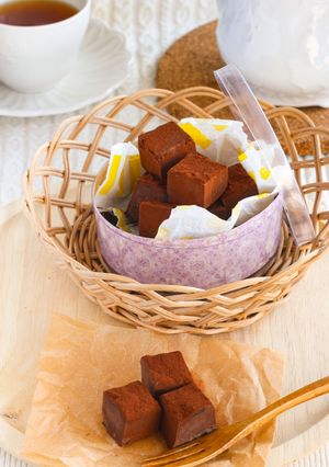 レンジで驚くほど簡単！紅茶の生チョコ-レシピのメイン写真