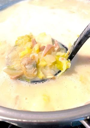 具沢山チャウダー　市販のルーで簡単-レシピのメイン写真