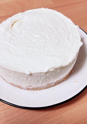 材料4つだけ！天使のレアチーズケーキ-レシピのメイン写真