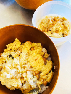 離乳食 幼児食にも!とろふわ納豆卵丼-レシピのメイン写真