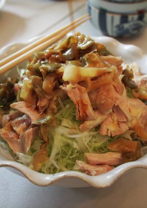 とまらない『ねぎ搾菜』お好みでチキンも-レシピのメイン写真