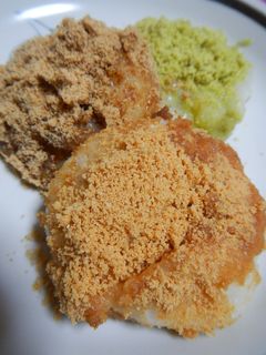 豆菓子で作る「きな粉」と‥‥「きな粉餅」-レシピのメイン写真