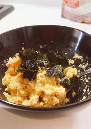 オートミールでビビンバ風？卵粥-レシピのメイン写真