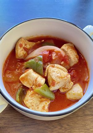 鶏肉のトマト煮-レシピのメイン写真