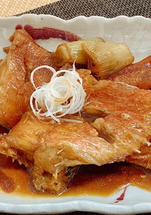 ジンジャーシロップで赤魚の煮つけ-レシピのメイン写真