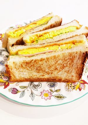 卵焼き器で作る焼サンド-レシピのメイン写真