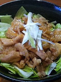 味噌風味豚生姜焼き丼丼-レシピのメイン写真