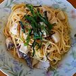 稀菜流和風タラコパスタ