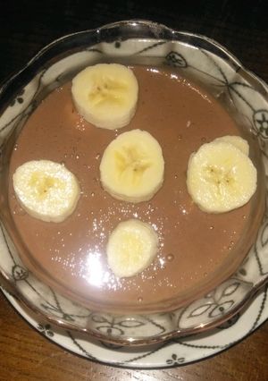 かんてんぱぱでバナナチョコババロア-レシピのメイン写真