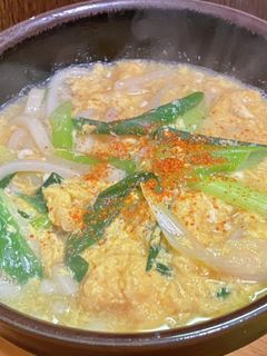 九条ネギの卵とじうどん-レシピのメイン写真