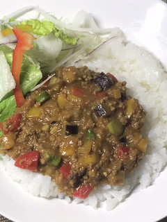 夏野菜のキーマーカレー-レシピのメイン写真