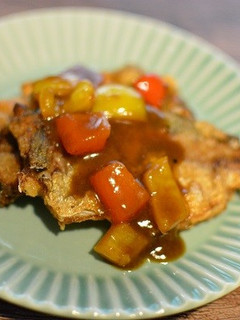 簡単給食 あじの唐揚げカレー風味-レシピのメイン写真