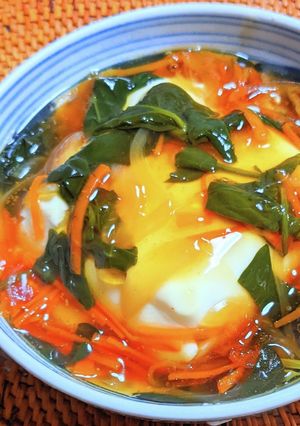 和風あんかけ豆富-レシピのメイン写真