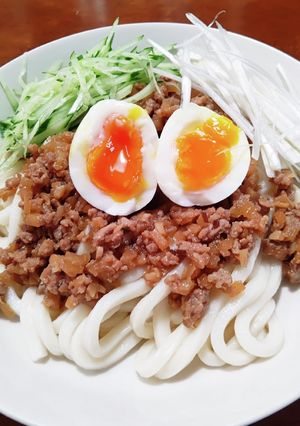 ジャージャー麺風うどん-レシピのメイン写真