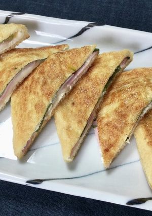 油揚げに挟んで焼くだけ♪-レシピのメイン写真