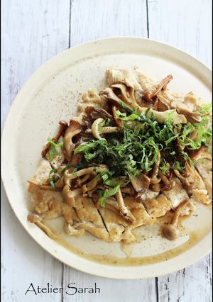 簡単！鶏胸肉でステーキ★和風きのこソース-レシピのメイン写真