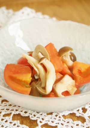 簡単！トマト・しめじ・椎茸のマリネ♪-レシピのメイン写真