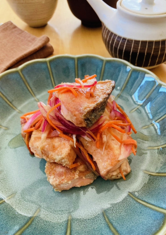 鮭の南蛮漬け(柚子風味)-レシピのメイン写真