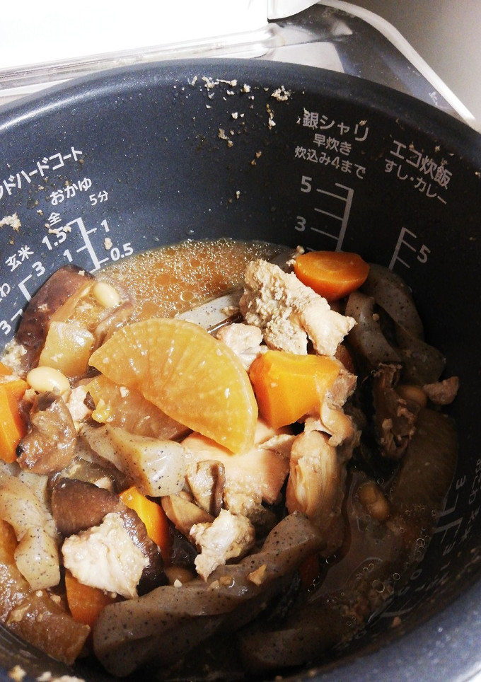 炊飯器で鶏と大根の煮物-レシピのメイン写真
